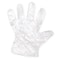 Hands Off Disposable Gloves, Poly, L, 100 PK, Clear 1063 - alternate 2